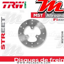 Disque de frein Avant ~ Piaggio 125 New Fly ie 2012+ ~ TRW Lucas MST 236