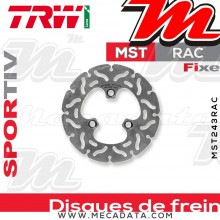 Disque de frein Arrière ~ MBK YQ 50 Nitro, Nitro Naked (5BR) 1997-2010 ~ TRW Lucas MST 243 RAC