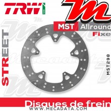 Disque de frein Arrière ~ Piaggio 125 Beverley (M28) 2002-2009 ~ TRW Lucas MST 298