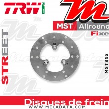 Disque de frein Avant ~ Peugeot 50 TKR Metal-X (S1A) 2002-2003 ~ TRW Lucas MST 252