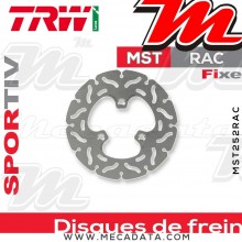 Disque de frein Avant ~ Peugeot 50 TKR Furious (S1A) 2003-2011 ~ TRW Lucas MST 252 RAC