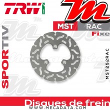Disque de frein Avant ~ Peugeot 50 TKR, WRC (S1A) 1999-2008 ~ TRW Lucas MST 252 RAC