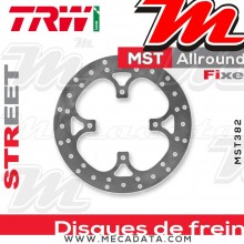 Disque de frein Arrière ~ MBK 125 Skycruiser (SE32) 2006-2010 ~ TRW Lucas MST 382