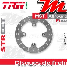 Disque de frein Avant ~ Peugeot SV 250 (N2) 2001-2002 ~ TRW Lucas MST 453