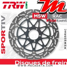 Disque de frein Avant ~ KTM 1290 Super Duke GT 2016+ ~ TRW Lucas MSW 205 RAC