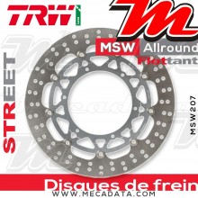 Disque de frein Avant ~ KTM 1050 Adventure ABS 2015+ ~ TRW Lucas MSW 207