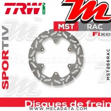 Disque de frein Arrière ~ KTM LC4 640 Adventure (KTM-4T-EGS) 2003-2007 ~ TRW Lucas MST 266 RAC 