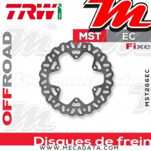 Disque de frein Arrière ~ KTM LC4 625 SC Supercomp. (KTM-4T-EGS) 2001-2002 ~ TRW Lucas MST 266 EC 