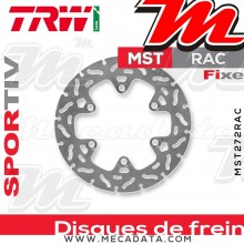 Disque de frein Arrière ~ KTM RC 390 ABS (KTM IS RC) 2014+ ~ TRW Lucas MST 272 RAC