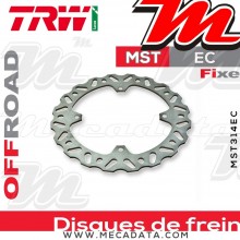 Disque de frein Arrière ~ KTM SX 85 (SX85) 2004-2011 ~ TRW Lucas MST 314 EC