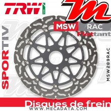 Disque de frein Avant ~ KTM 690 Duke ABS (KTM Duke) 2012+ ~ TRW Lucas MSW 289 RAC