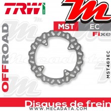 Disque de frein Arrière ~ KTM SX 85 2012+ ~ TRW Lucas MST 463 EC