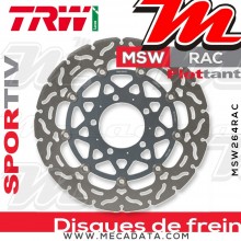 Disque de frein Avant ~ Kawasaki ZZR 1400 ABS (ZXT40H) 2016+ ~ TRW Lucas MSW 264 RAC