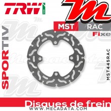 Disque de frein Arrière ~ Kawasaki ZX-10RR 1000 Ninja ABS (ZXT00S) 2017+ ~ TRW Lucas MST 445 RAC