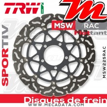 Disque de frein Avant droite ~ Kawasaki ZX-10R 1000 Ninja ABS (ZXT00S) 2016+ ~ TRW Lucas MSW 225 RAC