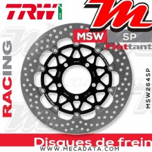 Disque de frein Avant ~ Kawasaki ZX-10R 1000 Ninja, Ninja ABS (ZXT100J) 2011-2015 ~ TRW Lucas MSW 264 SP