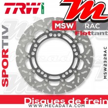 Disque de frein Avant ~ Kawasaki Z 900 (ZRT00H) 2017+ ~ TRW Lucas MSW 232 RAC