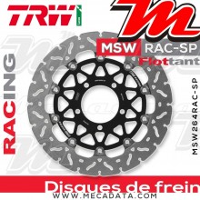 Disque de frein Avant ~ Kawasaki ZX-6R 636 Ninja, Ninja ABS (ZX636E) 2013+ ~ TRW Lucas MSW 264 RAC-SP