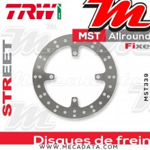 Disque de frein Arrière ~ Kawasaki KXE 450 F 2010+ ~ TRW Lucas MST 339 