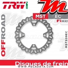 Disque de frein Arrière ~ Kawasaki KX 450 F (KXF450) 2015+ ~ TRW Lucas MST 339 EC