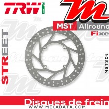 Disque de frein Avant ~ Kawasaki KX 500 (KX500E) 1990-2003 ~ TRW Lucas MST 306