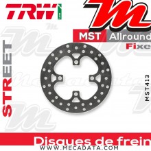 Disque de frein Arrière ~ Kawasaki KFX 450 (SF450B) 2007+ ~ TRW Lucas MST 413