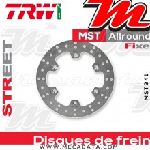 Disque de frein Arrière ~ Kawasaki KLX 400 R (LX400.) 2003-2006 ~ TRW Lucas MST 341