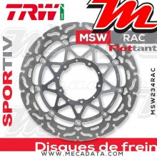 Disque de frein Avant ~ Honda CBR 1000 SP, SP2 Fireblade (SC77) 2017+ ~ TRW Lucas MSW 234 RAC