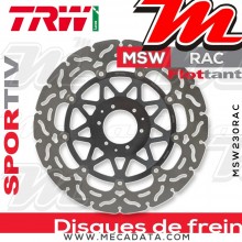 Disque de frein Avant ~ Honda CRF 1000 L, LA, LD Africa Twin (SD06) 2017+ ~ TRW Lucas MSW 230 RAC