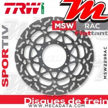 Disque de frein Avant ~ Honda VFR 800 F ABS (RC93) 2017+ ~ TRW Lucas MSW 229 RAC