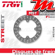 Disque de frein Arrière ~ Honda NX 650 Dominator (RD02) 1992-1997 ~ TRW Lucas MST 326