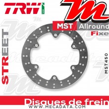 Disque de frein Avant ~ Honda SH 300 i ABS (NF05) 2016+ ~ TRW Lucas MST 450