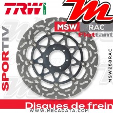 Disque de frein Avant ~ Honda CBR 1100 XX Blackbird (SC35) 1999-2008 ~ TRW Lucas MSW 258 RAC