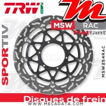 Disque de frein Avant ~ Honda VTR 1000 SP2 (SC45) 2002+ ~ TRW Lucas MSW 254 RAC 