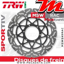 Disque de frein Avant ~ Honda CBR 954 RR Fireblade (SC50) 2002-2003 ~ TRW Lucas MSW 245 RAC 