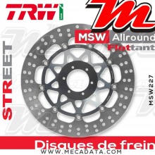 Disque de frein Avant ~ Honda CBR 900 RR Fireblade (SC33) 1998-1999 ~ TRW Lucas MSW 227