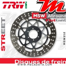 Disque de frein Avant ~ Honda CBR 900 RR Fireblade (SC33) 1996-1997 ~ TRW Lucas MSW 212 