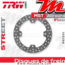 Disque de frein Avant ~ Honda XL 700 VA Transalp ABS (RD13) 2008-2009 ~ TRW Lucas MST 201