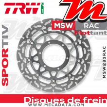 Disque de frein Avant ~ Honda CBR 600 FA ABS (PC40) 2011+ ~ TRW Lucas MSW 283 RAC