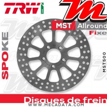 Disque de frein Avant ~ Harley Davidson FLSTSB 1584 Cross Bones (FS2) 2008-2011 ~ TRW Lucas MST 500 