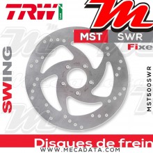 Disque de frein Avant droite ~ Harley Davidson FLHR 1450 Road King (FL1) 1999-2003 ~ TRW Lucas MST 500 SWR 