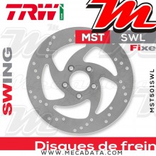 Disque de frein Arrière ~ Harley Davidson XL 1200 S Sportster Sport (XL1) 1999-2002 ~ TRW Lucas MST 501 SWL 