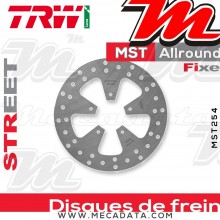 Disque de frein Avant ~ Gilera FXR 125 Runner SP (M07) 2000-2003 ~ TRW Lucas MST 254