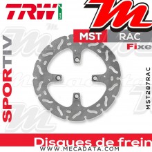 Disque de frein Arrière ~ Ducati 1199 Panigale, S, ABS (H8) 2012+ ~ TRW Lucas MST 287 RAC