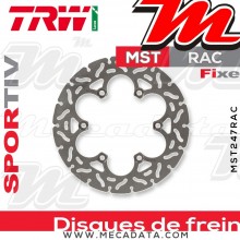 Disque de frein Arrière ~ Ducati 1000 Sportclassic (C1) 2006-2008 ~ TRW Lucas MST 247 RAC