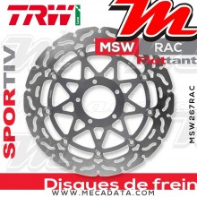 Disque de frein Avant ~ Ducati 959 Panigale (HA/HB) 2016+ ~ TRW Lucas MSW 267 RAC