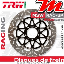 Disque de frein Avant ~ Ducati 899 Panigale ABS (H8) 2013+ ~ TRW Lucas MSW 267 RAC-SP