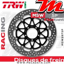 Disque de frein Avant ~ Ducati 899 Panigale ABS (H8) 2013+ ~ TRW Lucas MSW 267 SP