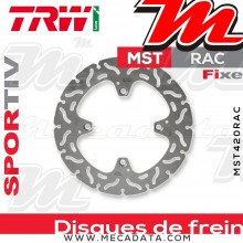 Disque de frein Arrière ~ Ducati 821 Hyperstrada, ABS (B2/B3) 2013+ ~ TRW Lucas MST 420 RAC