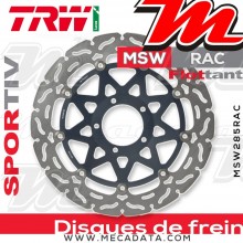 Disque de frein Avant ~ Ducati 1100 Monster ABS (M5) 2009-2010 ~ TRW Lucas MSW 285 RAC